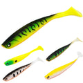 Wholesale 12cm 10g 3d Eyes Shad Lure Swimbait Paddletail Big Swim Bait Minnow Fishing Lure Soft Bait