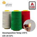 Dyable Flame Retardant Meta-Aramid Sewing Thread 1313 - No Melting Fireproof for Protective Apparel & Industrial Filtration