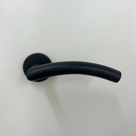Simple for Interior Doors Stainless Steel Door Hardware Accessories Black Door Handle