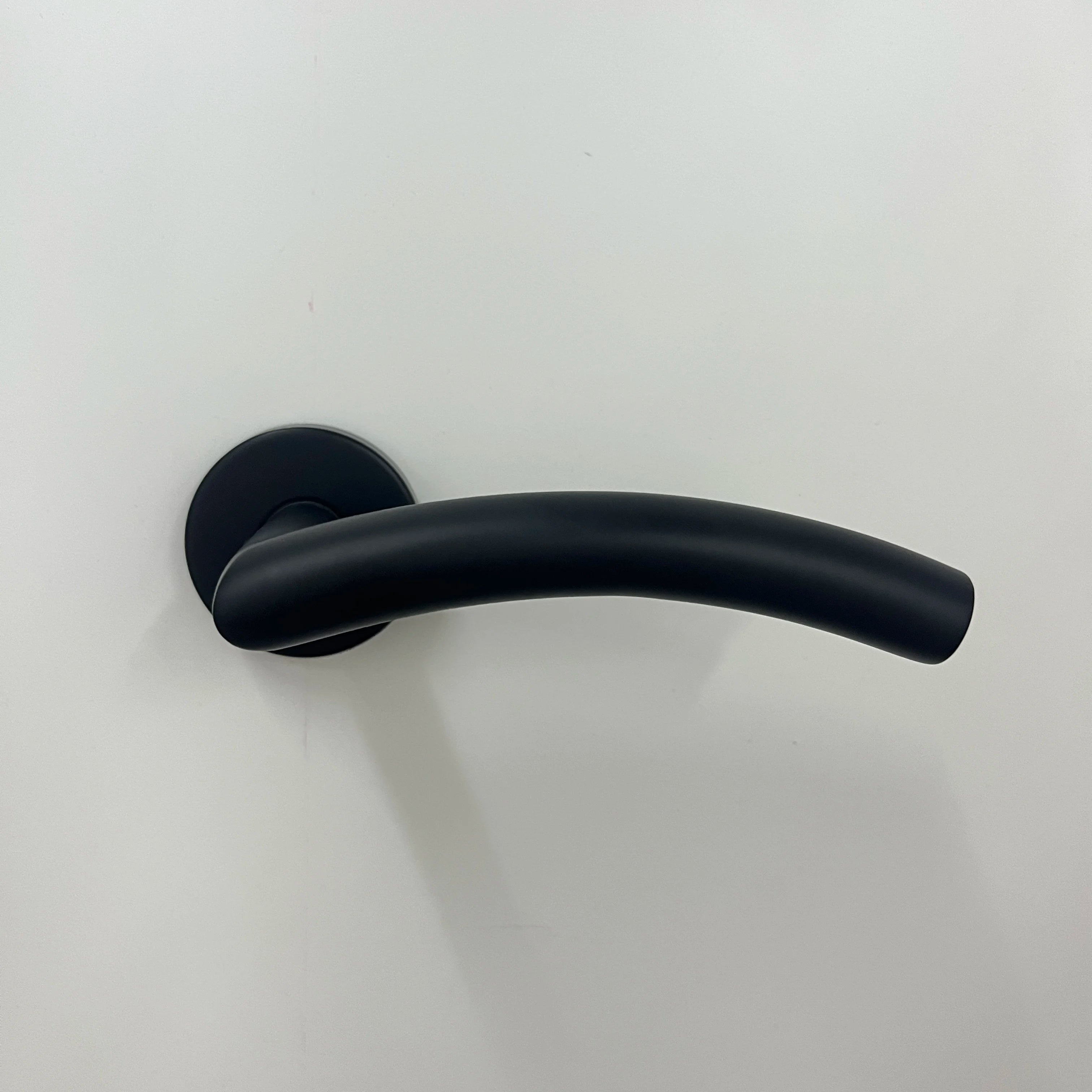 Simple for Interior Doors Stainless Steel Door Hardware Accessories Black Door Handle