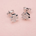 Luxury Sterling Silver 925 Cross Earring