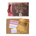 Handmade Retro Photo Album Scrapbook DIY Cover Paper for Wedding Anniversary Movie Travel Memories