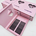 Korean PBT Volume Eyelash Extensions Private Label Lash Trays Wholesale Handmade Individual Lashes Cruelty-Free Vegan Natural MegaBDM