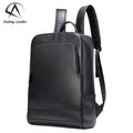 Andong Leisure Business Men's Backpack Wear Resistant Men Cowhide Real Genuine Cow Leather Computer Laptop Backpacks