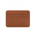 Luxury Minimalist Slim Designer Cardholder PU Leather RFID Blocking ID Credit Card Holder Plain Printing Trading Cards Sleeves