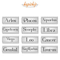 Hapiship Italian Charm Bracelet Homme Femme 12 Constellations Reloj Italiano Wholesale DJ1136