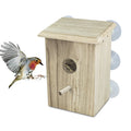 Lovely Decorative Wooden Bird House Craft Bird Nestcustom logo Wholesale Outdoor Garden Decorative Wooden Bird Nest House