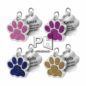 Personalized Pet ID Tags Engraved Pet Name Number Address Cat Dog Collar Pet Pendant Puppy Cat Necklace Charm Collar Accessories