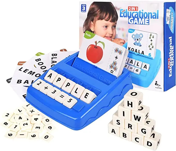Learning Games for Preschool Boys Girls Educational Toys Matching Letter Gift Toys for Kindergarten Kids Spelling Reading
