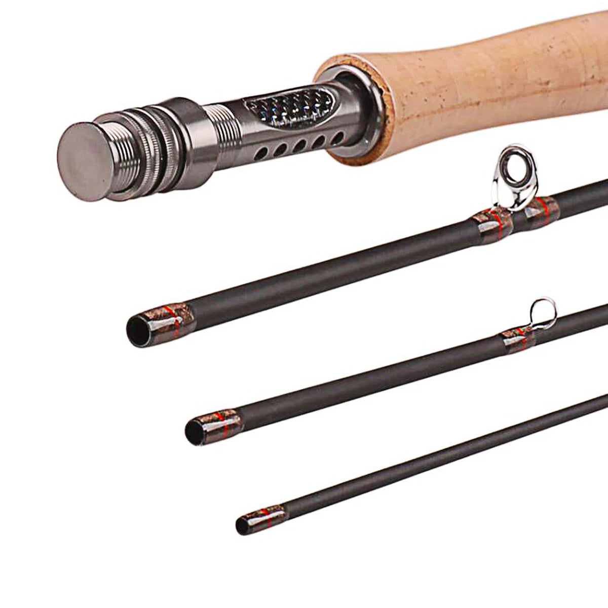 New Arrival Ultra-Portable 2.4M 2.7M Carbon Fiber Switch Fly Rod Lightweight for Lake Stream River Fishing for Crucian Carp Pike