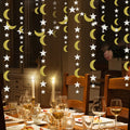 Pafu Eid Decoration Ramadan Mubarak Decoration Ramadan Mubarak Moon Star Paper String