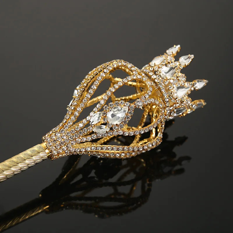 Wholesale Gold Plated Prom Alloy Pageant Scepter