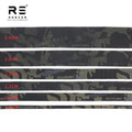 MC BLACK Camouflage Printed Polyester Webbing Strap Durable Use for Tactical Gears Bags Stock in 10/20/22/25/38/50mm Width