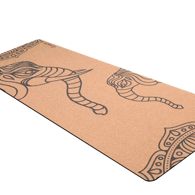 2020 Hot Selling Anti Slip Organic Biodegradable Luxury Eco-Friendly Cork  Yoga Mat