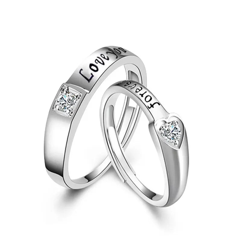 925 Sterling Silver Classic Engagement Ring for Women