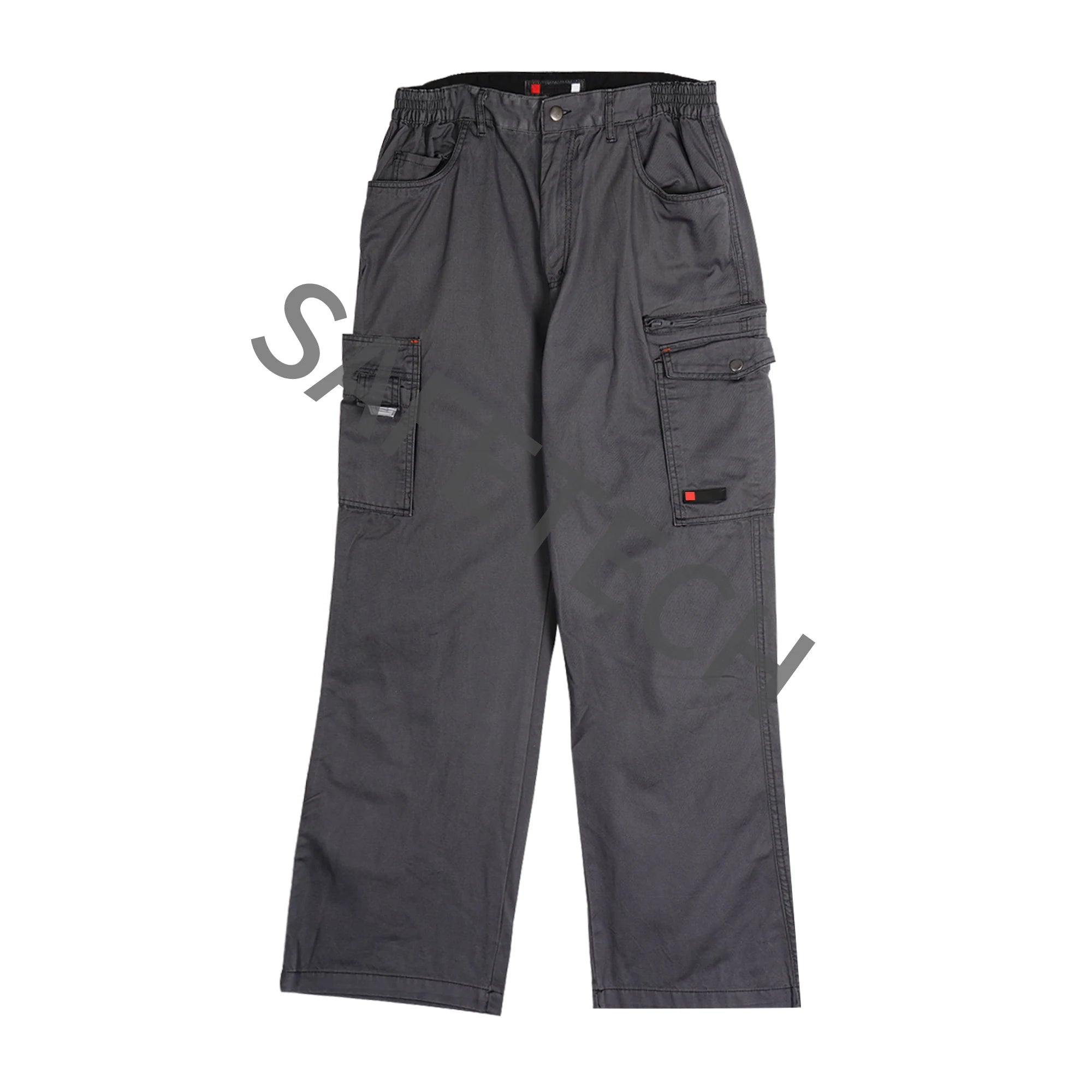 Double Knee Work Trousers Tactical Long Cargo Multi Pocket Pants Mens Fashion