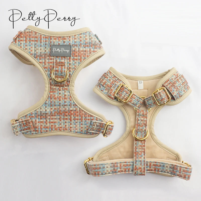 No Pull Reversible Adjustable Harness and Leash Set Pet Vest Personalized Soft Small Premium Dog Harness for Teddy Puppy Large
