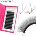 XIUSUZAKI Private Label Eyelash Extensions L LU M LC LD Curl Weaving Effect Synthetic Mink False Lash YY Shape Lash Extensions