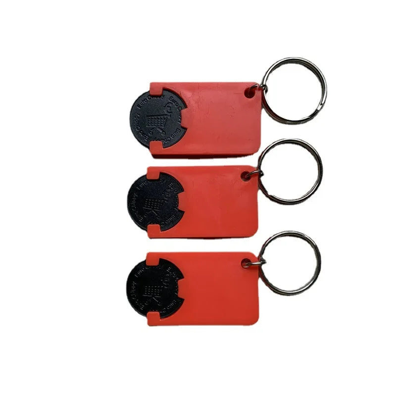 Popular Supermarkets Use Token Keychains Euros Tokens Supermarkets Use Plastic Coins
