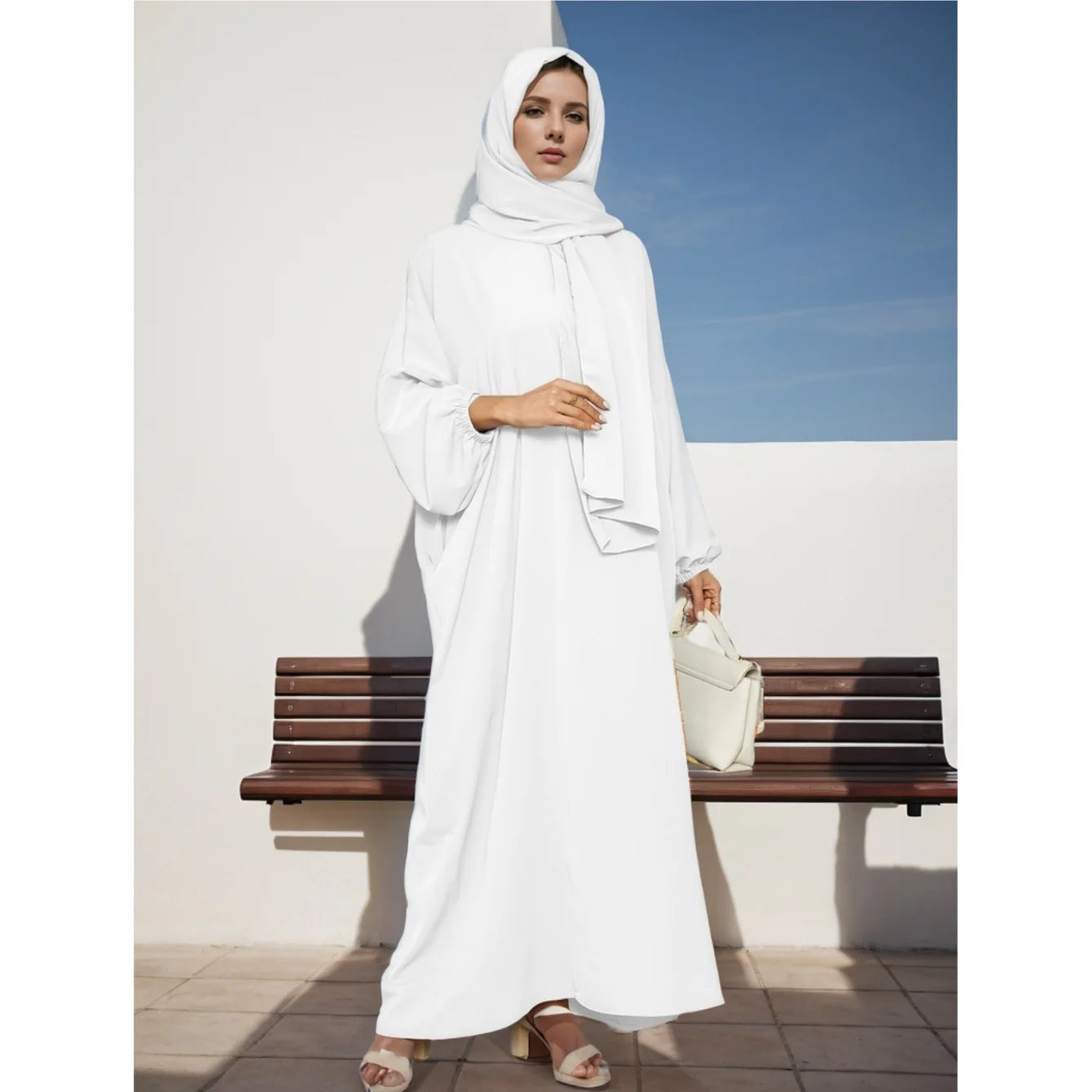 YUXI2024Middle EastTurkey Fashion Muslim Dress for Women Pakistani Kaftan Abaya Hijab Arabic Islamic Prayer Clothes Dubai Outfit