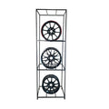 Tradeshow Exhibition Showroom Metal Display Rack for Car Tire Wheels