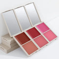 OEM Hot Selling 2 Colors Cream and Powder Highlighter Blush Private Label Make up Blusher High Pigment Makeup Blush Palette