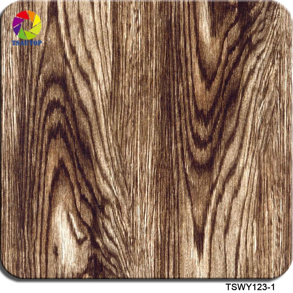 TSAUTOP Wood Pattern Water Transfer Printing Film Hydrographic Wtp Film
