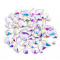 1440 PCS/Bag AB Color  Flat Bottom Special-shaped Nail Rhinestone