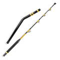 Boat Fishing Rod Fiberglass Big Game 100LBS Aluminum Butt Roller Guides Rod Boat Deep Sea Fishing Trolling Rod