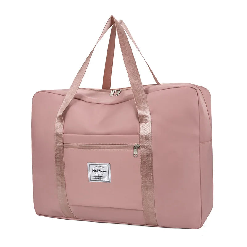 Large Capacity Waterproof Custom Sports Duffel Bag Foldable Gym Bag for Men's Travel Fashion Style with Zipper Closure