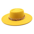 Fashion Ladies Wholesale Spring Decoration Tie Dye Jewish Wide Brim Solid Pink and Green Felt Hat New Fedora Women Men Wool Hats