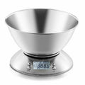 Stainless Steel Battery Kitchen Scales Smart 5Kg 11LB Weighing Tare LCD Kit Baking Chen Household Digital Food Scales Bowl