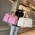 Lightweight Short-Distance Travel Bag Fashionable Zipper Large-Capacity Satchel for Men Women's Short-Term Business Trips