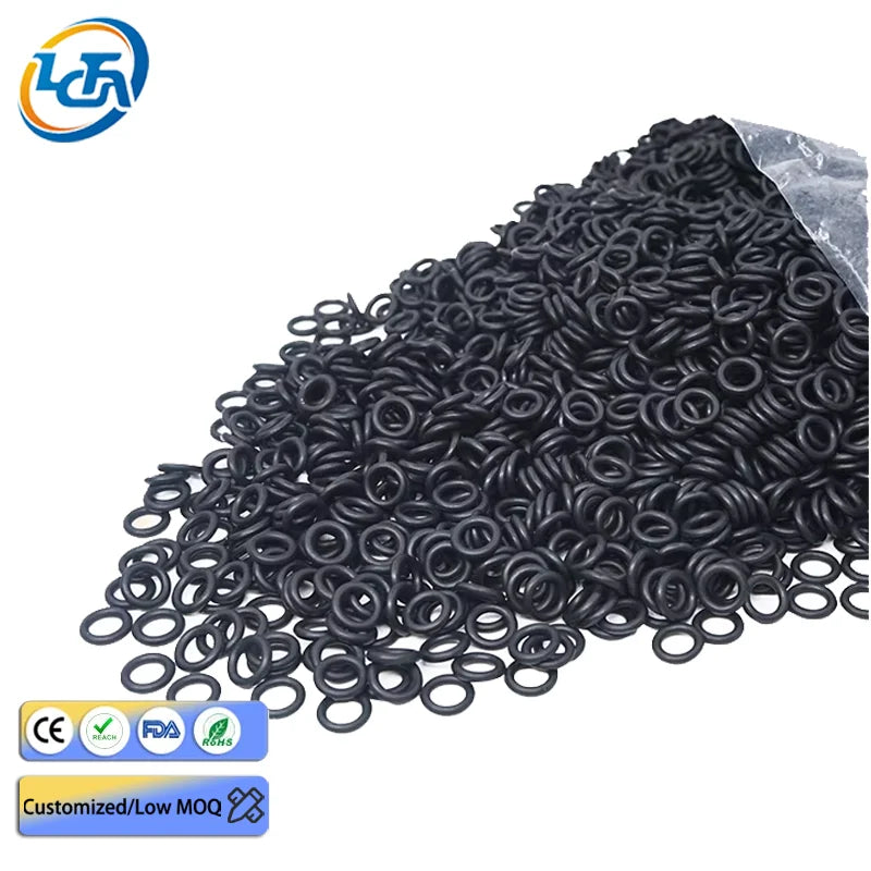 NBR Black 70 Shore a Rubber O-ring Seals Inner Diameter 503.8-643.8mm CS 3.1mm Oil Resistant Minimum Order Quantity 10 Pieces