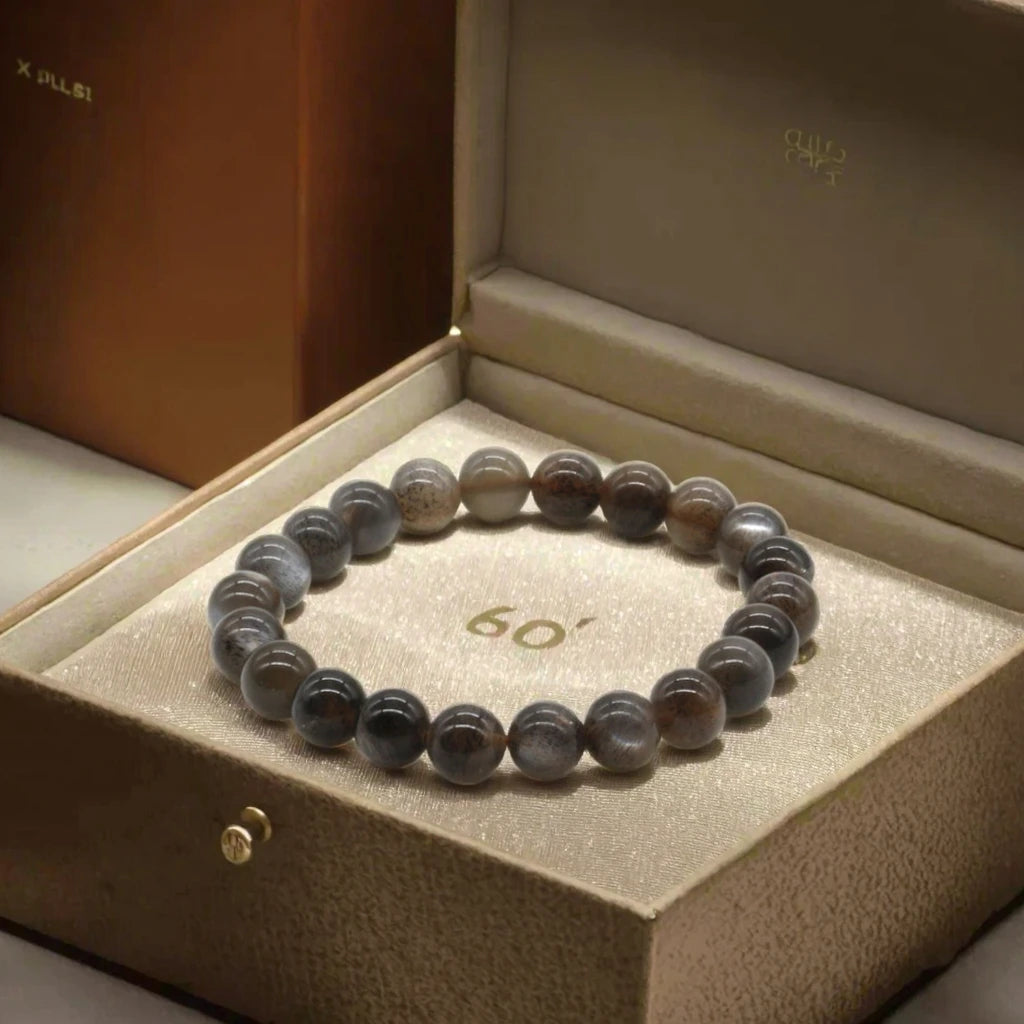 Wholesale Pulseras Para Mujer Natural Gemstone Beaded Bracelet 8mm Labradorite Stone Bracelet with Amethyst and Opal Stones
