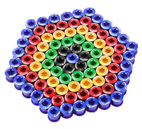 MTB Bicycle Chainwheel Screws Cycling Chain Ring Wheel Bolt Alloy Plate Nails Sprocket Road Bike Screws for Crankset Parts