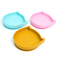 New Arrival Cat Silicone Plate Suction Non-pvc and Non-toxic with BSCI and ISO:9001 Approval Silicone Dinner Plate
