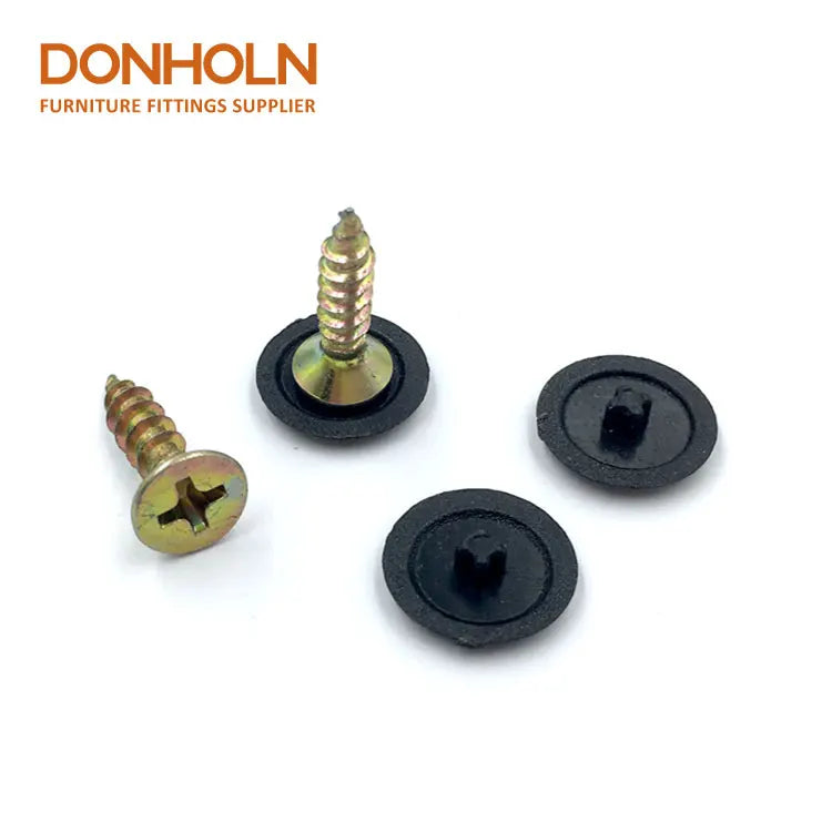PC7650 Wood Cabinet Custom Color Plastic Screw Cover Cross Recessed Phillips Decorative Cover Plug
