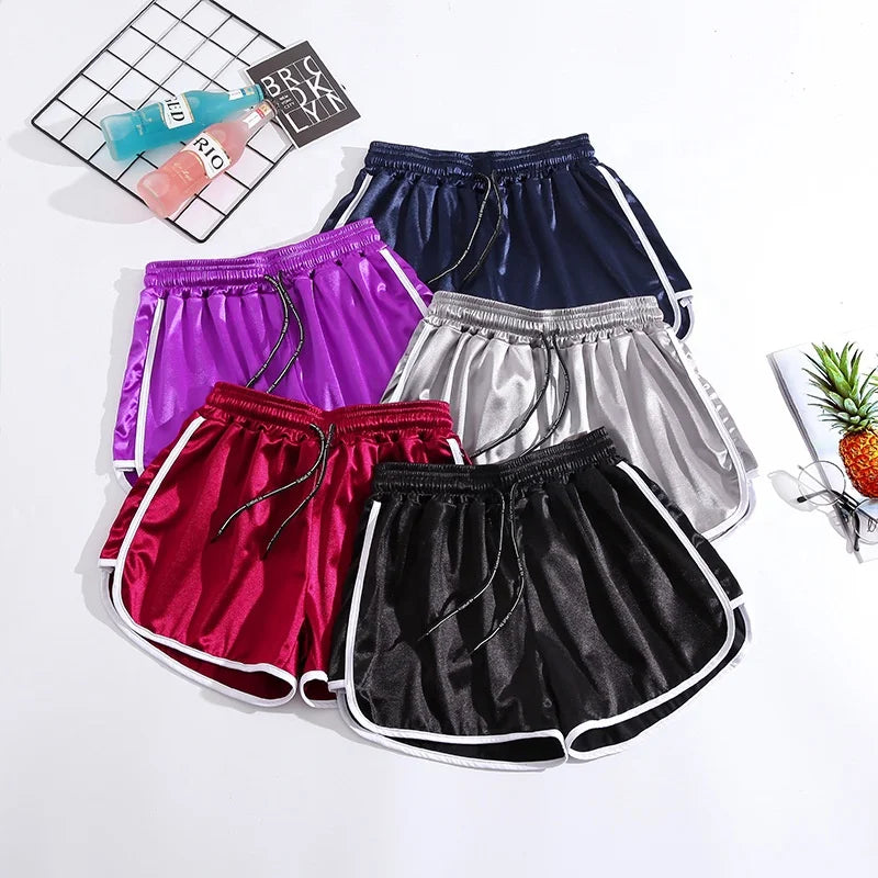 Sports Running Yoga Loose Size Quick Dry Breathable Ladies Wide Leg Pants Hot Pants Shorts