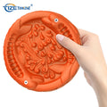 tize Durable Small Mini Chew Flying Discs Rubber Pet Bite Resistant Frisbeed Dog Toy