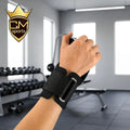 CHENGMO SPORTS Custom Top Quality Hand Strap Anti-skid Wrist Support Gym Protective Double-sided Weight Lifting Wrist Strap