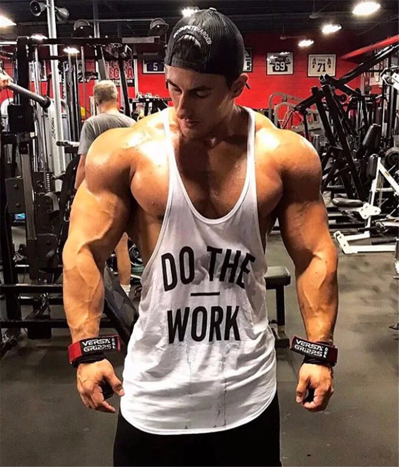 Wholesale Manufacturer New Design Cotton Comfortable Sleeveless Men Tank Tops Fitness Singlet Bodybuilding Workout Gym Vest