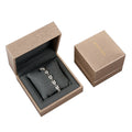 Customised Square Plastic Paper Material Handmade Jewelry Boxes Custom Color for Displaying Rings Necklaces Your Logo Included