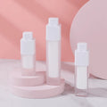 15ml 30ml 50ml AS PP Empty Face Care Cosmetic Packaging Square Frosted Sunscreen Airless Pump Serum Bottle