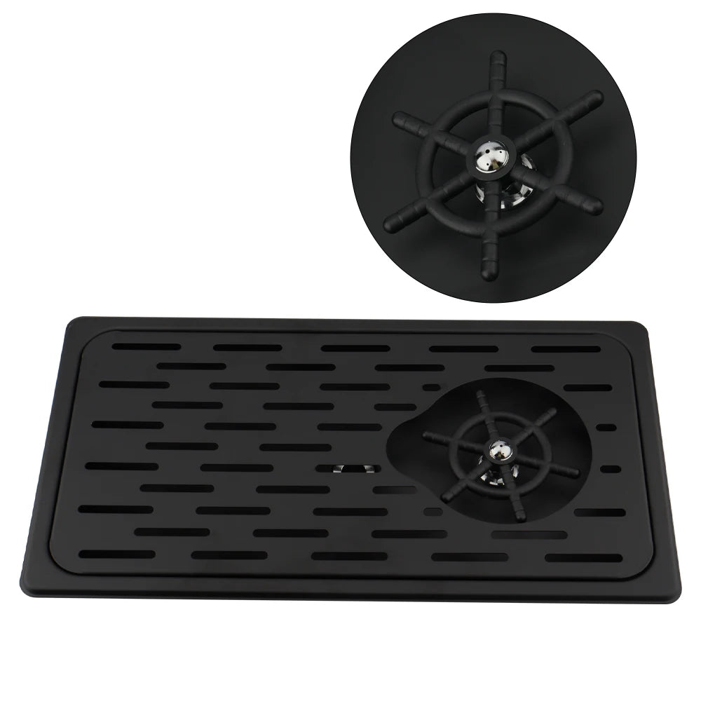 425mm Glass Cup Washer Sink Waper Stainless Steel Coffee Pitcher Rinser Kitchen Bar Glass Rinser Sink