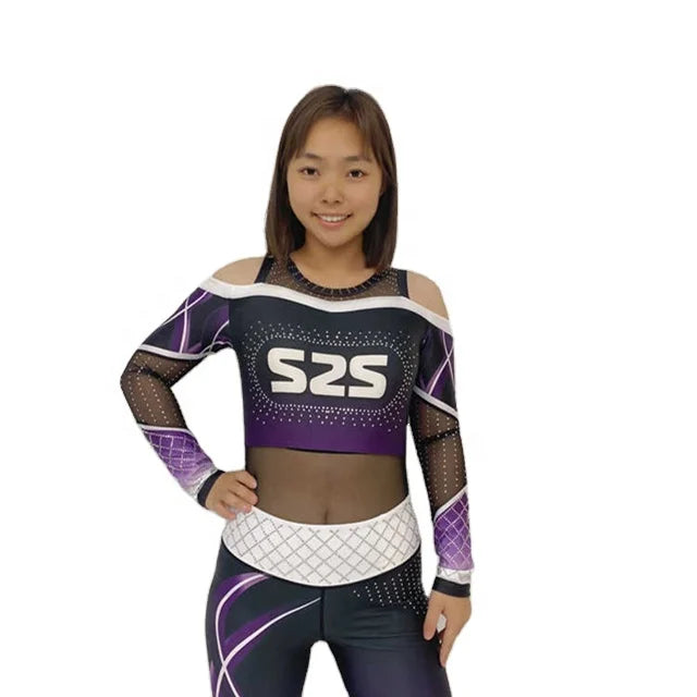 Ace Sports Professional Custom Cheer Uniforms for Adults Sublimated Training Leotard for Girl Cheerleading Dress