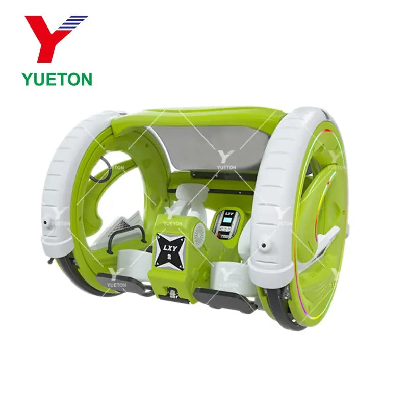 360 Degree Outdoor Electric Double Seat Music Custom Ride 360 Rolling Car for Adults