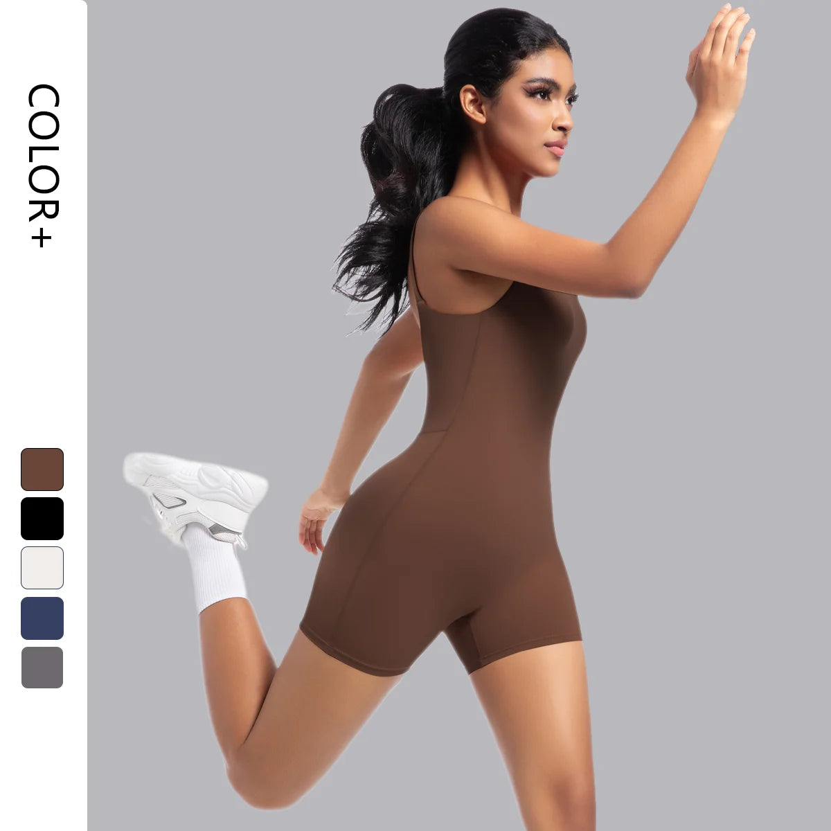 Wholesale Bodysuits Girls Yoga Sports Short Jumpsuit Women Gym Playsuits Women's Running Jumpsuits Playsuits