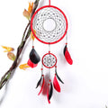 Chinese Professional Manufacturer Fumigated Feathers Natural Beading Crystal Beads Dreamcatcher Hoop Dream Catcher Decorations
