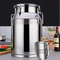 Portable Home Brew Equipment Milk Bucket 304 Stainless Steel Beer Brewing Equipment With Silicone Seal